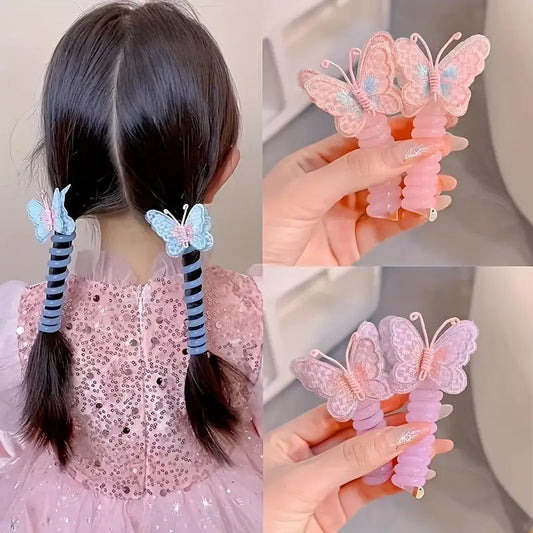 Ties - Colorful Elastic Ponytail Holders for Girls