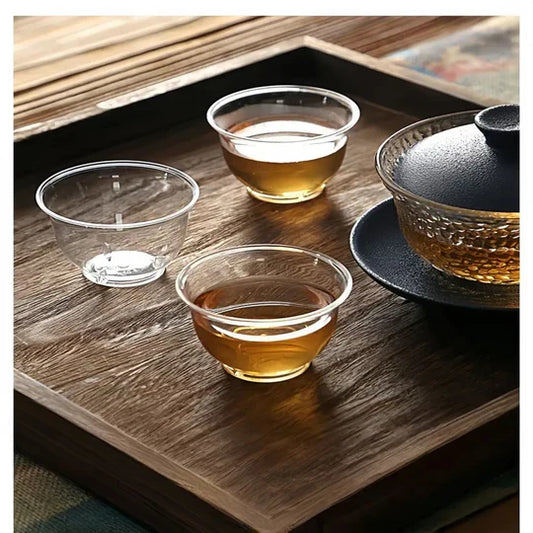 Reusable and Disposable Transparent Plastic Cups