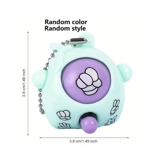 Mini Rock-Paper-Scissors Keychain Pendant Toys for Kids Birthday Party Favors Goodie Bag Wedding Baby Shower Gifts