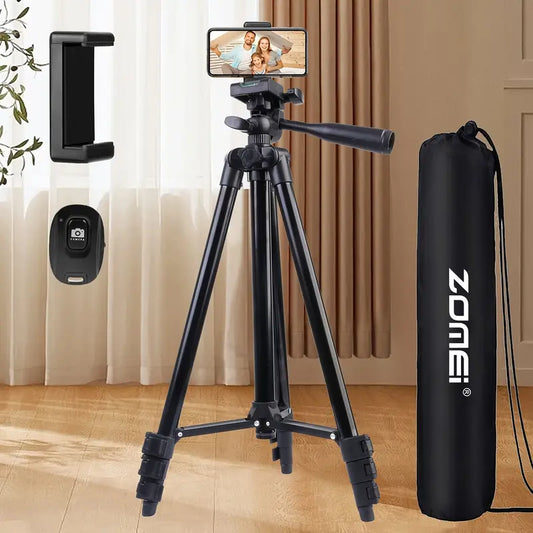 ZOMEI Wireless Mobile Tripod, Lightweight 127.0 cm Adjustable Travel Video Tripod
