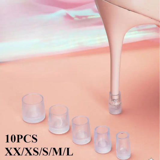 Elegant high heels heel cover - silent, non-slip, noise, slim design