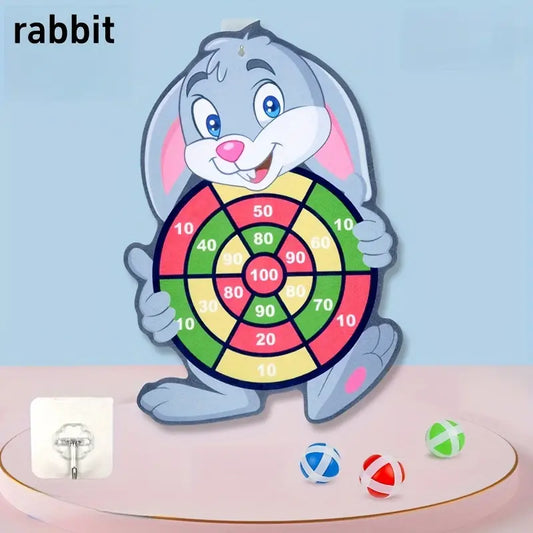 Back-to-School Season Cute Animal Style Children's Game Toy Throw and Stick Ball