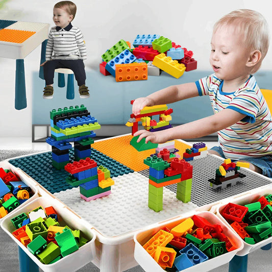 5 in 1 Building Blocks Table with Chair