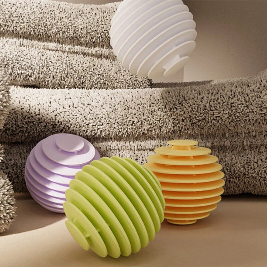 Reusable Soft Rubber Laundry Balls Clothes Hair Anti Winding Cleaning Tools