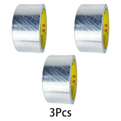 High Temperature Resistance Aluminum Foil Tape Kitchen Pipe Repair Tape Adhesive Sealing Foil Heat Insulation Leak Proof Tape