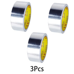 High Temperature Resistance Aluminum Foil Tape Kitchen Pipe Repair Tape Adhesive Sealing Foil Heat Insulation Leak Proof Tape