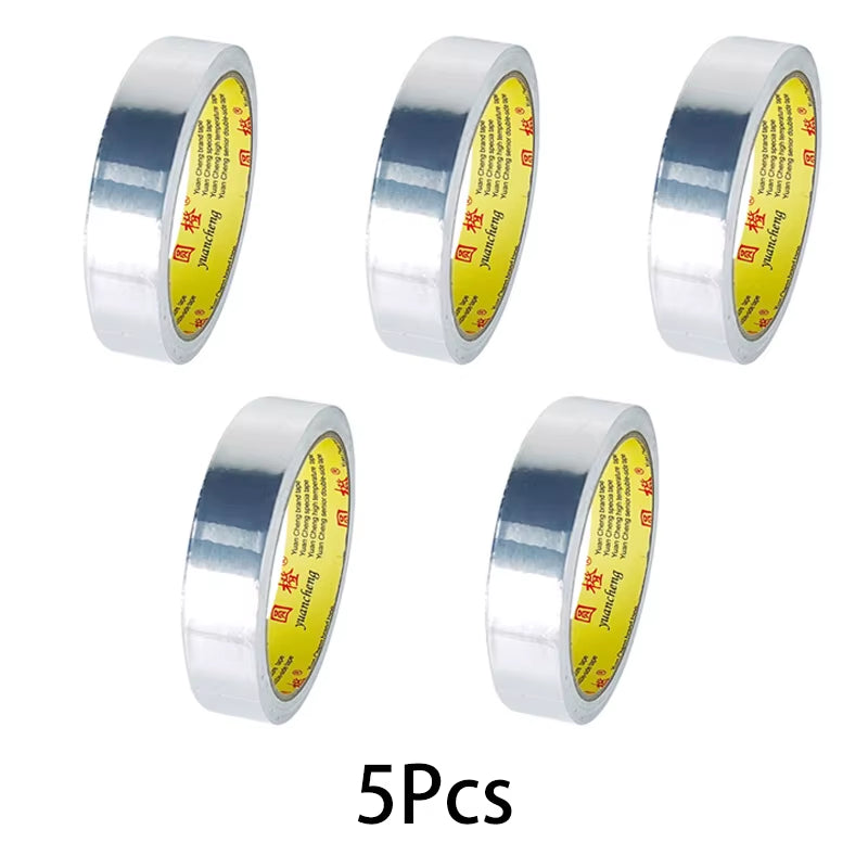 High Temperature Resistance Aluminum Foil Tape Kitchen Pipe Repair Tape Adhesive Sealing Foil Heat Insulation Leak Proof Tape
