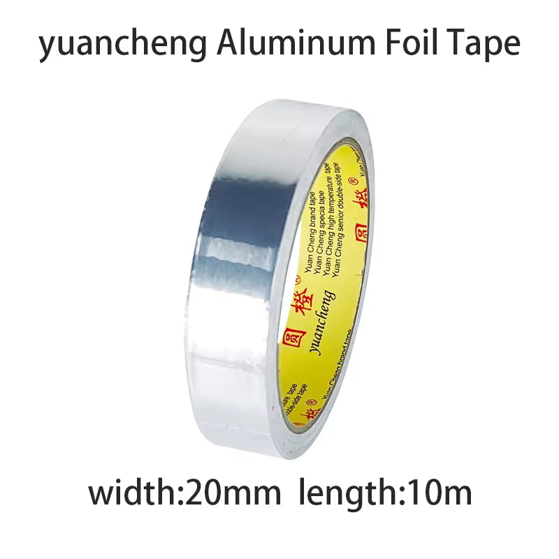 High Temperature Resistance Aluminum Foil Tape Kitchen Pipe Repair Tape Adhesive Sealing Foil Heat Insulation Leak Proof Tape