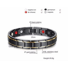 Luxury Fashion Health Energy Bracelet Men