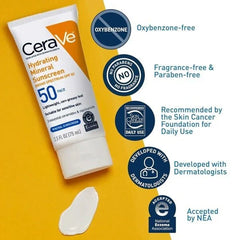 Cerave 4-in-1 Skincare Kit: Night Cream, Sunblock, Cleanser & Serum for Radiant Skin