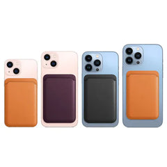 Magnetic Leather Wallet Case For iPhone