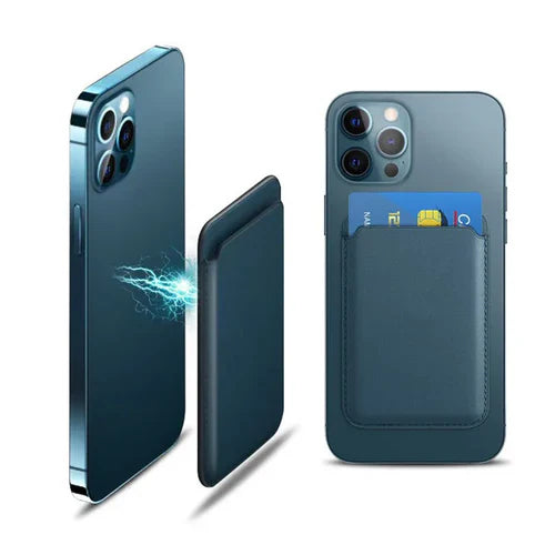 Magnetic Leather Wallet Case For iPhone