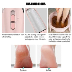 Rechargeable Electric Foot Callus Remover + FV Waterproof Liquid Foundation