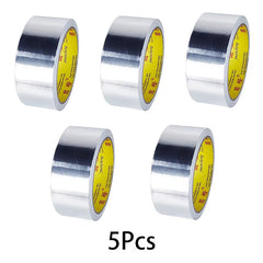 High Temperature Resistance Aluminum Foil Tape Kitchen Pipe Repair Tape Adhesive Sealing Foil Heat Insulation Leak Proof Tape