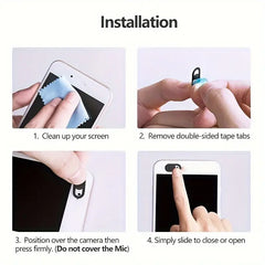 Webcam Cover Shutter Slider for PC Laptops Plastic Camera Cover