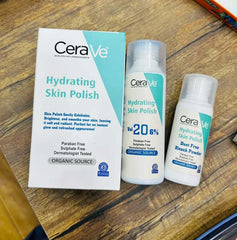 Cerave Hydrating Skin Polish Smoother Skin - 200ml & 100 Gm